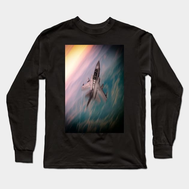 Tornado Storm Long Sleeve T-Shirt by aviationart